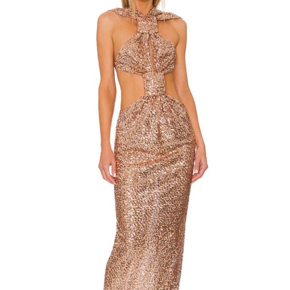 Bronx and Banco Sol Dress in Gold / XS - Picture 1 of 6